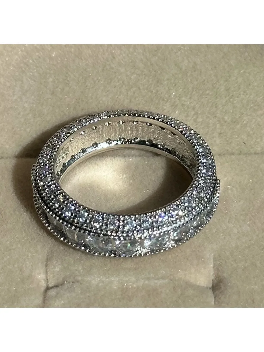 WEDDING BRIDAL ENGAGEMENT RING - Picture 4 of 7